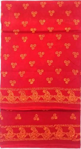 PL COTTON SAREES WITH WAX DOT PRINT DESIGNS